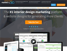 Tablet Screenshot of interiordesignmarketing360.com